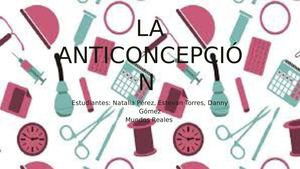 La Anticoncepción Semana 3 Sociales