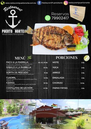Menu Restaurant Puerto Norte Edit