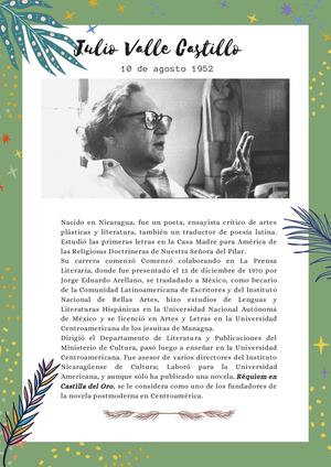 Julio Valle Castillo Afiche Cv03