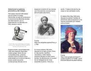 Historia De La Medicina Preventiva Y Del Trabajo
