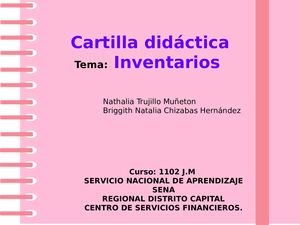 Cartilla Inventarios