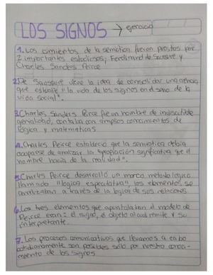 TAREA COMUNICACION LOS SIGNOS 10 CONCLUSIONES Y COMENTARIO 10 LINEAS