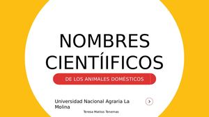 Nombres Científicos