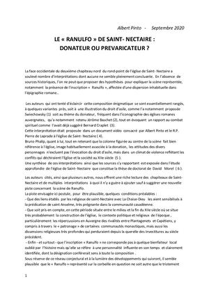 Le Ranulfo de Saint-Nectaire