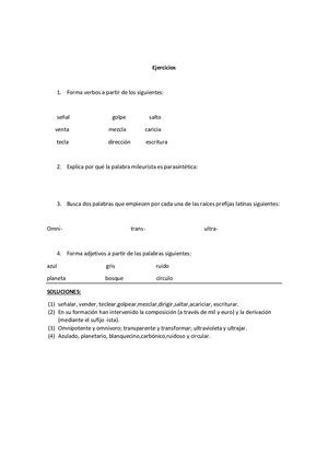 Ejercicios 4º Eso A Y C