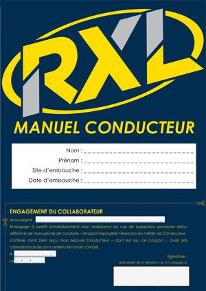 Manuel Conducteur ROUXEL TP