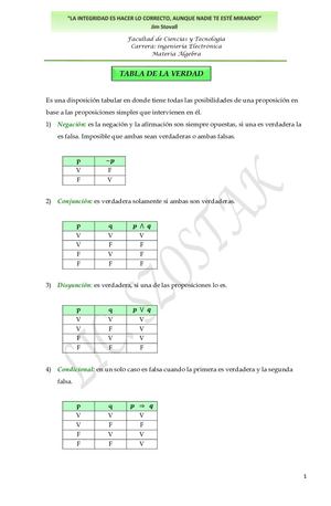 02 Tabla De La Verdad