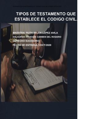 Revista Digital Tipos De Testamentos Estado De Jalisco