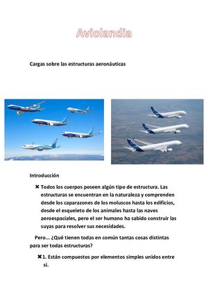 Cargas sobre la estructura de la aeronave