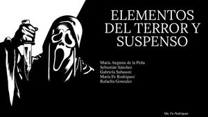 Elementos Del Terror Y Suspenso