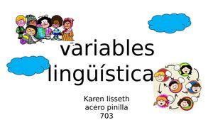 Variables Linguisticas