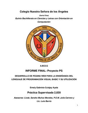 Proyecto Ps Informe Final Emely Culajay