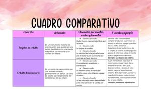 Cuadreo Comparativo