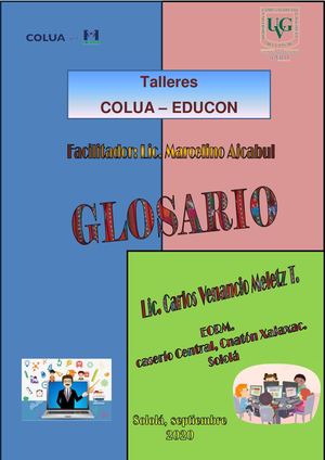 Mi Glosario Taller Educon Colua 2020