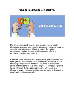 Comunicación Asertiva del Contact Center