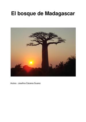 Salvemos Madagascar Josefina Cáceres