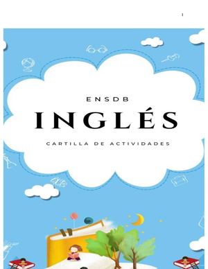 CARTILLA DE INGLES