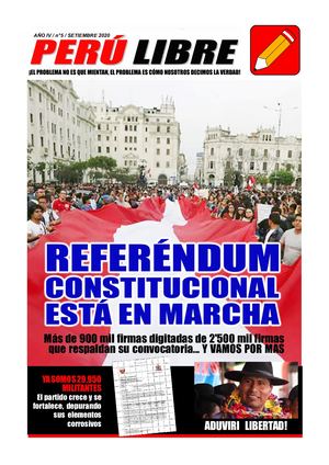 PERU LIBRE SETIEMBRE 2020