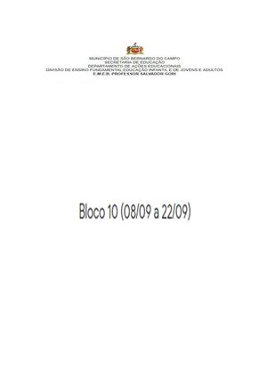 1ºs Anos Bloco 10 Ok