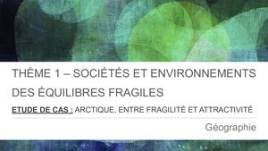 2GT _ Géographie_Société, Risques : Arctique
