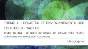 2GT _ GÉO _ Société Risques Delta Du Gange