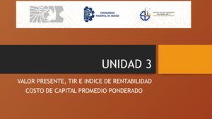 Unidad 3 Van Y CCPP