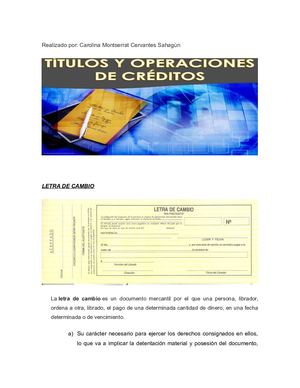 Títulos y operaciones de crédito