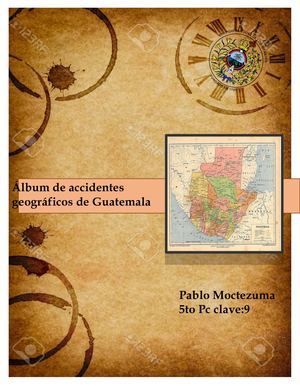 Album De Accidentes Geograficos