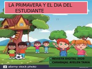 La Primavera Y El Dia Del Estudiante