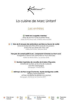 Menu K Français
