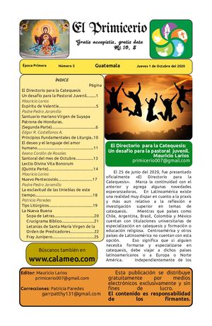 El Pimicerio Octubre