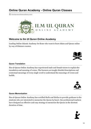 Ilmulquranonlineacademy Com Online Quran Academy Online Quran Classes