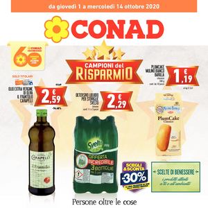 Volantino Conad Emilia Nord Ovest 1 Ottobre 14 Ottobre