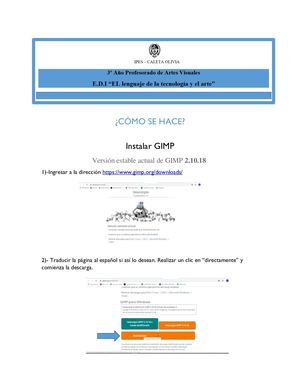 Descargar Gimp Cómo Se Hace