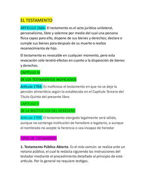 El Testamento
