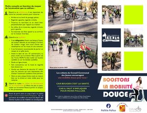 Boostons la mobilité douce