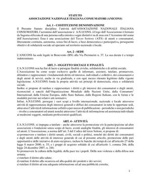Statuto Anicons