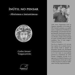 Calaméo - INÚTIL NO PENSAR –Aforismos e instantáneas–. Carlos ...