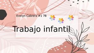 Trabajo Infantil