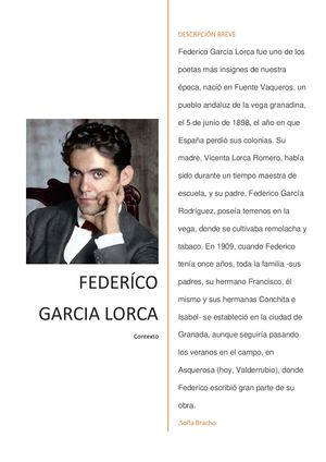Proyecto Féderico García Lorca