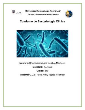 Cuaderno De Bacteriología Clínica