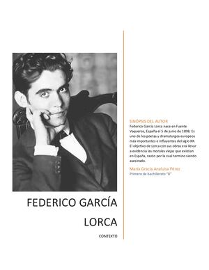 Proyecto: Federico García Lorca