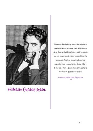 Federico Garcia Lorca