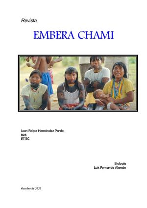 Revista Embera Chami Biologia