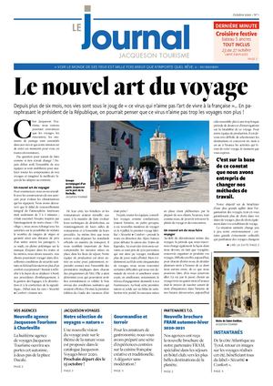 Journal Jacqueson Tourisme n°1 10-2020