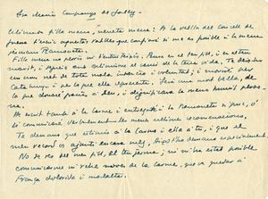 Carta de Lluís Companys a la filla