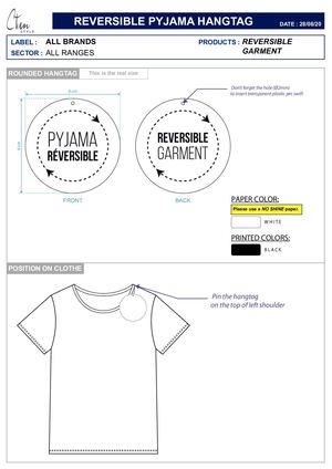 Additionnal Hangtag All Brands All Ranges Reversible Pyjama