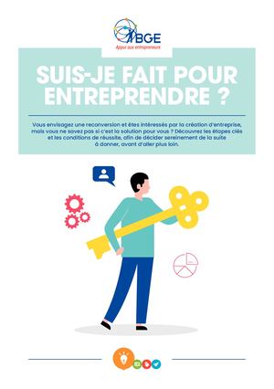 Bge Flyer Suis Je Fait Pour Entreprendre