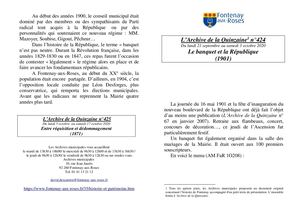 AMFAR A15 424 Le Banquet Et La République (1901)