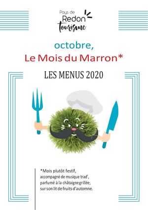 Menus Marron 2020